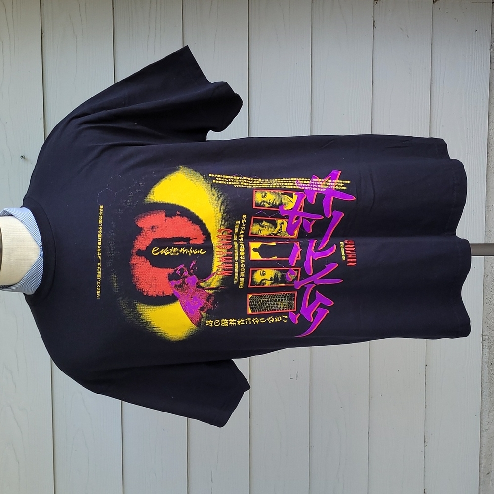 CANDYMAN Movie Rucking Fotten Abstract Black Purple Cotton‎ Sz XL Mens T Shirt